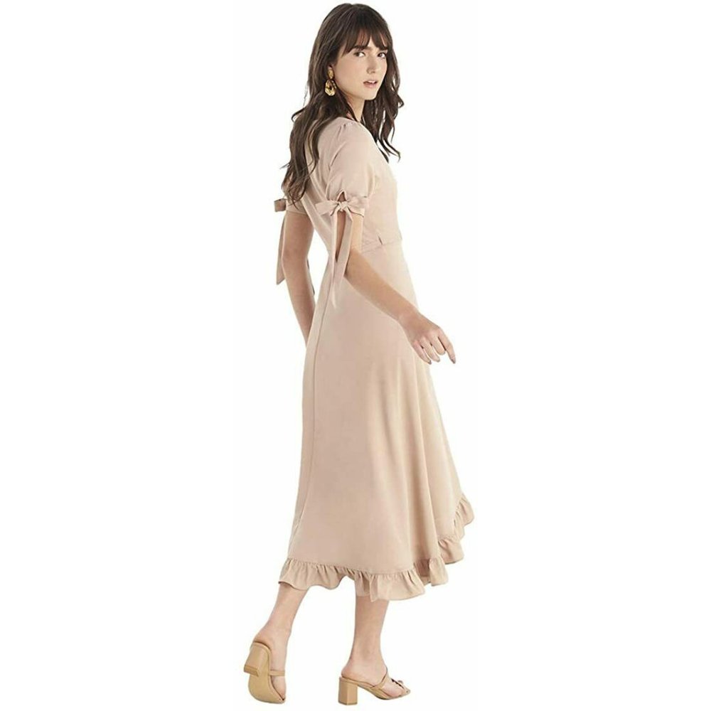 Our Heritage NWT Wrap Midi Wrap Dress - Picture 4 of 7